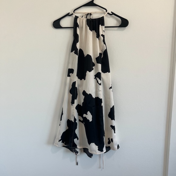 Urban Outfitters Cow Print Mini Dress - Picture 3 of 12